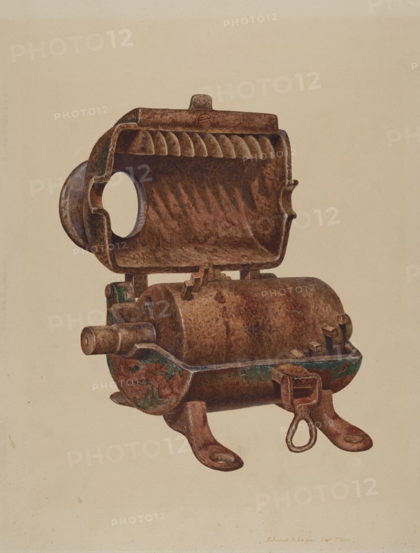 Sausage Grinder, c. 1937. Creator: Edward L Loper.