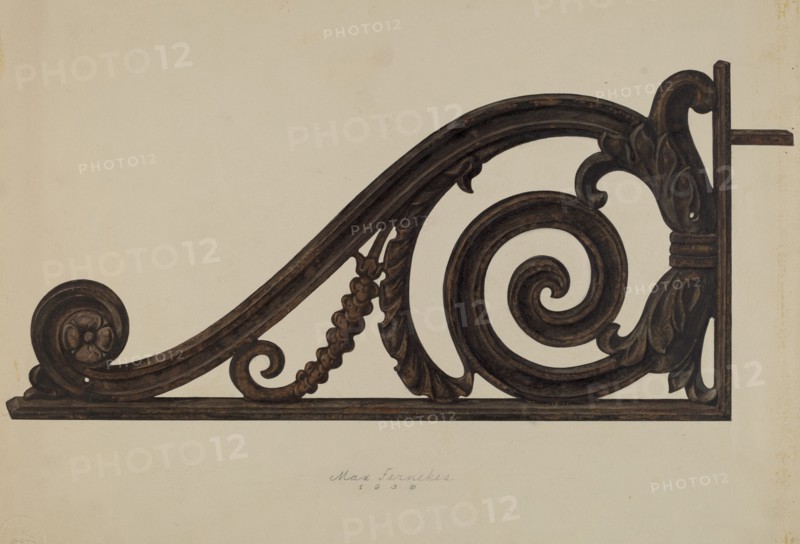 Scroll, 1938. Creator: Max Fernekes.