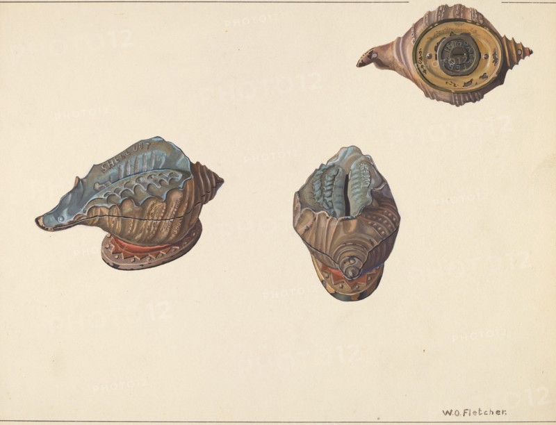 Shell Out Bank, c. 1938. Creator: William O. Fletcher.