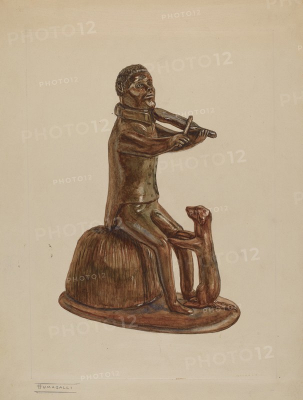 Statuette, c. 1937. Creator: Frank Fumagalli.