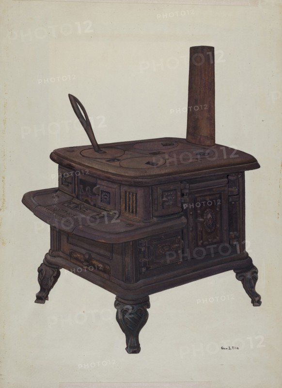 Stove (Model), c. 1939. Creator: George File.
