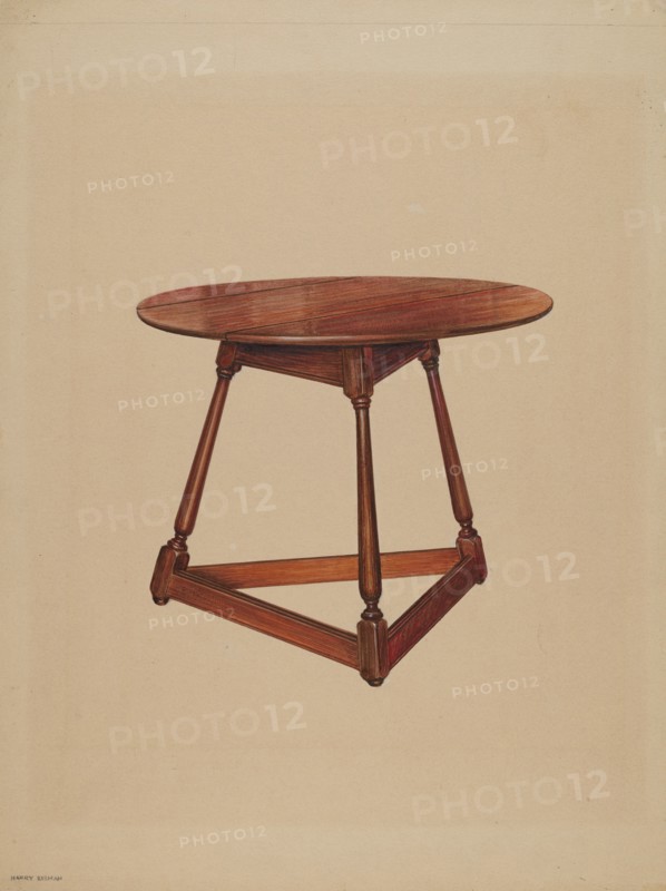 Table, c. 1937. Creator: Harry Eisman.