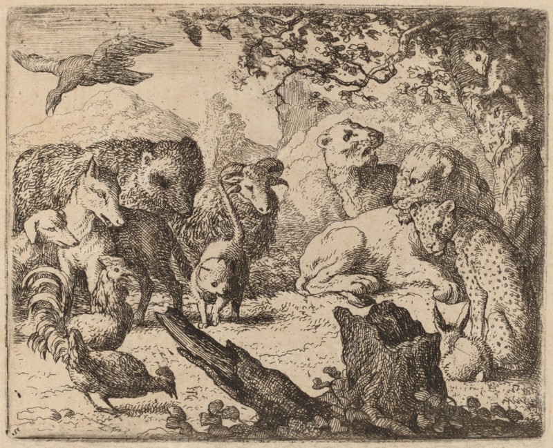 The Lion Announces a Peace, probably c. 1645/1656. Creator: Allart van Everdingen.