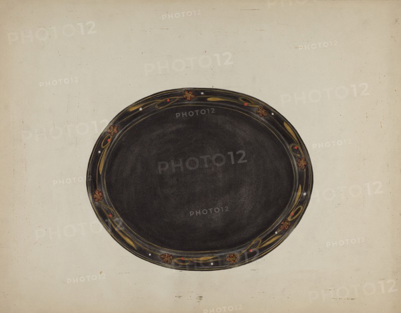 Tray, 1935/1942. Creator: Mary Fitzgerald.