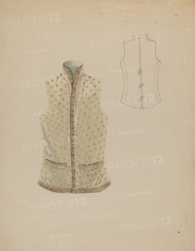Waistcoat, c. 1936. Creator: Bessie Forman.