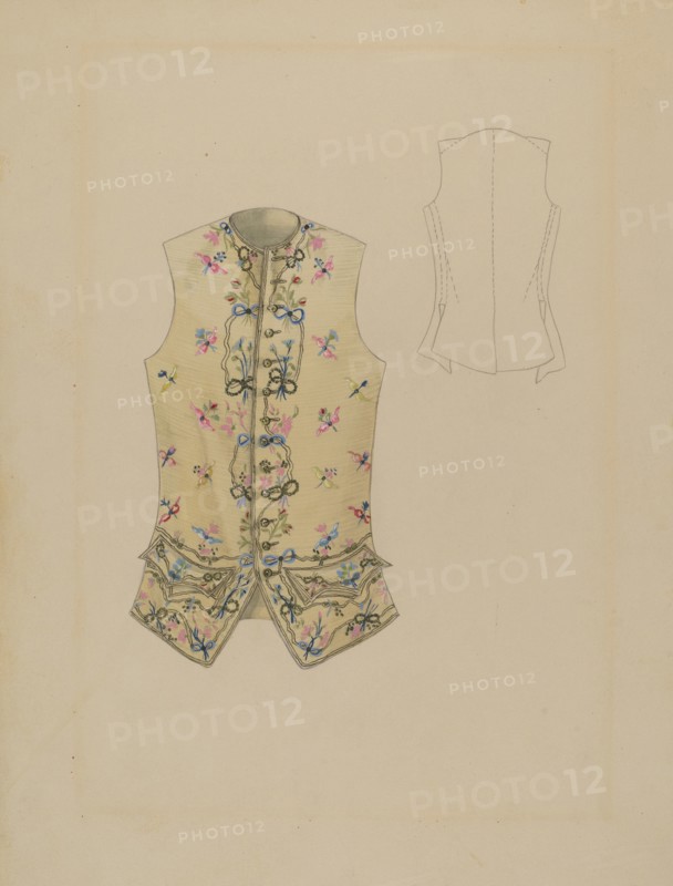Waistcoat, c. 1936. Creator: Bessie Forman.