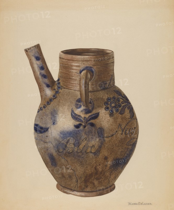 Water Jug, c. 1936. Creator: Yolande Delasser.