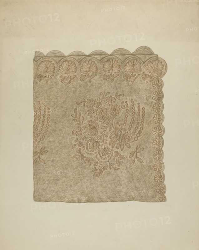 Wedding Veil, c. 1941. Creator: Mary Fitzgerald.