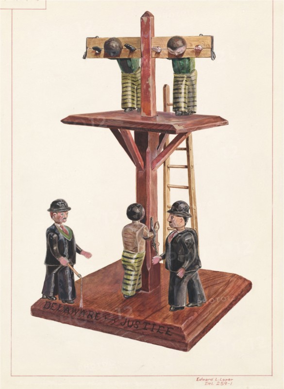 Whipping Post, 1935/1942. Creator: Edward L Loper.