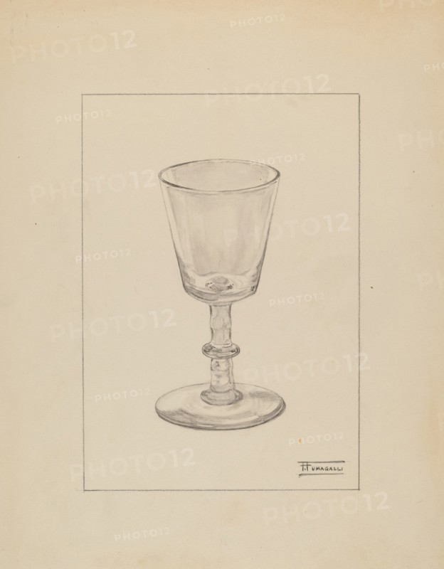 Wine Glass, c. 1936. Creator: Frank Fumagalli.