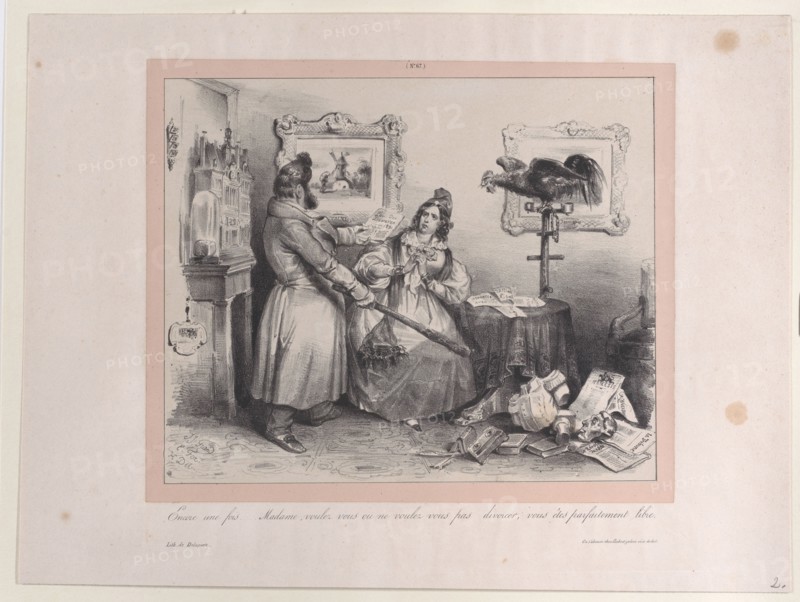 Again, Madame, whether you do or do not want to divorce, you are perfectly free, 1832.