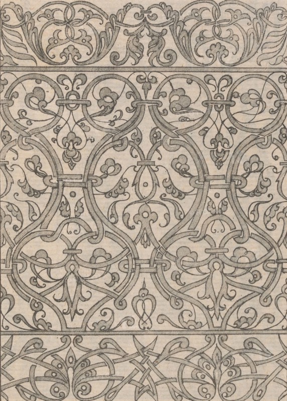 Copies after the 'Livre contenant passement de moresques' (plate 16), 19th century (?). Creator: Jacques Androuet Du Cerceau.