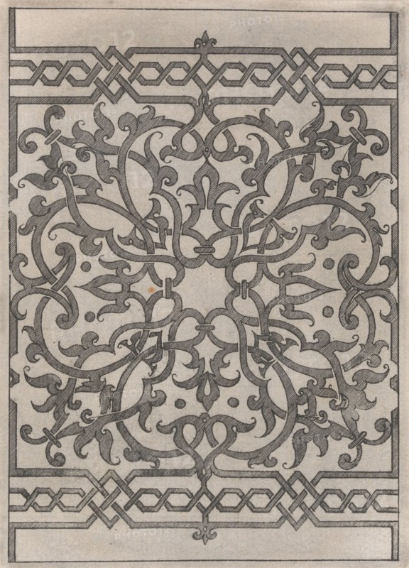 Copies after the 'Livre contenant passement de moresques' (plate 10), 19th century (?). Creator: Jacques Androuet Du Cerceau.