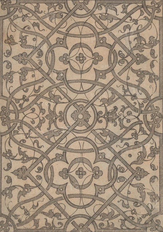 Copies after the 'Livre contenant passement de moresques' (plate 3), 19th century (?). Creator: Jacques Androuet Du Cerceau.