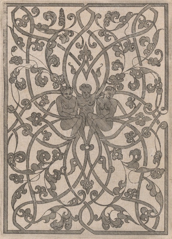 Copies after the 'Livre contenant passement de moresques' (plate 8), 19th century (?). Creator: Jacques Androuet Du Cerceau.