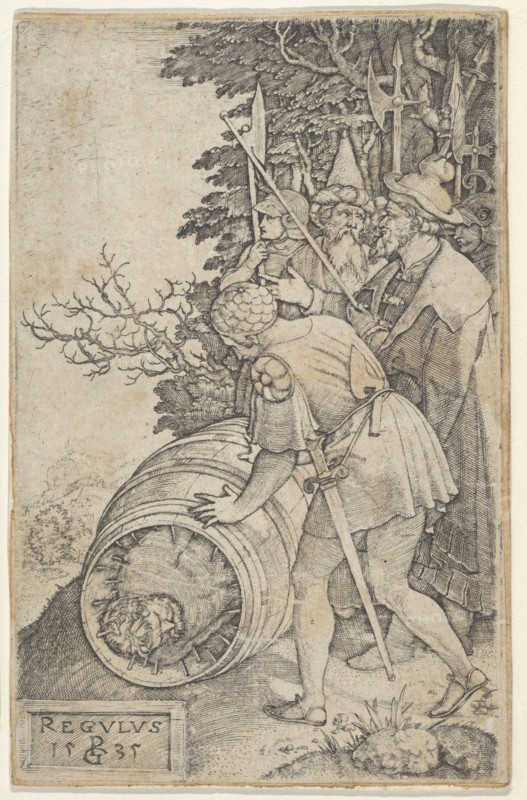 Copy of Attilius Regulus, from Roman Heroes. Creator: Unknown.