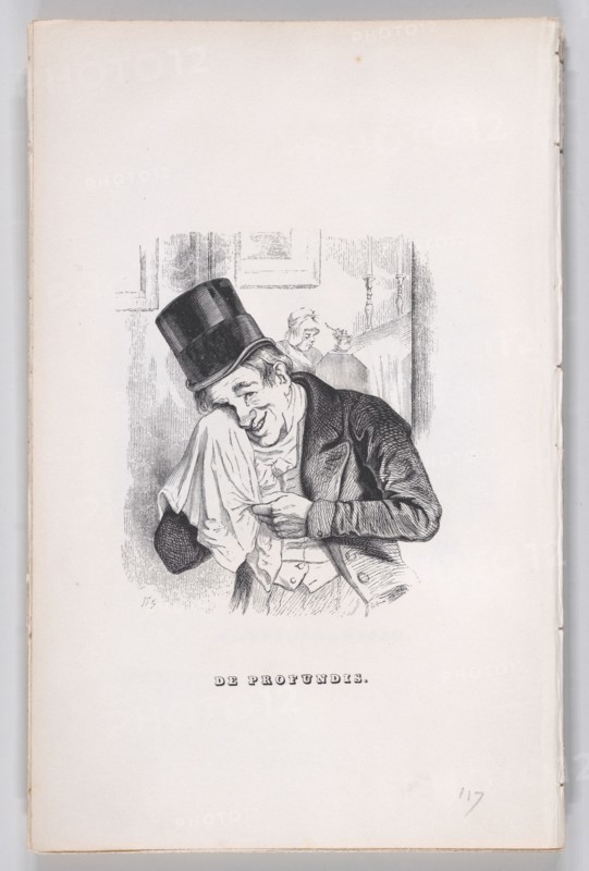 De Profundis from The Complete Works of Béranger, 1836. Creator: Jean Ignace Isidore Gerard.