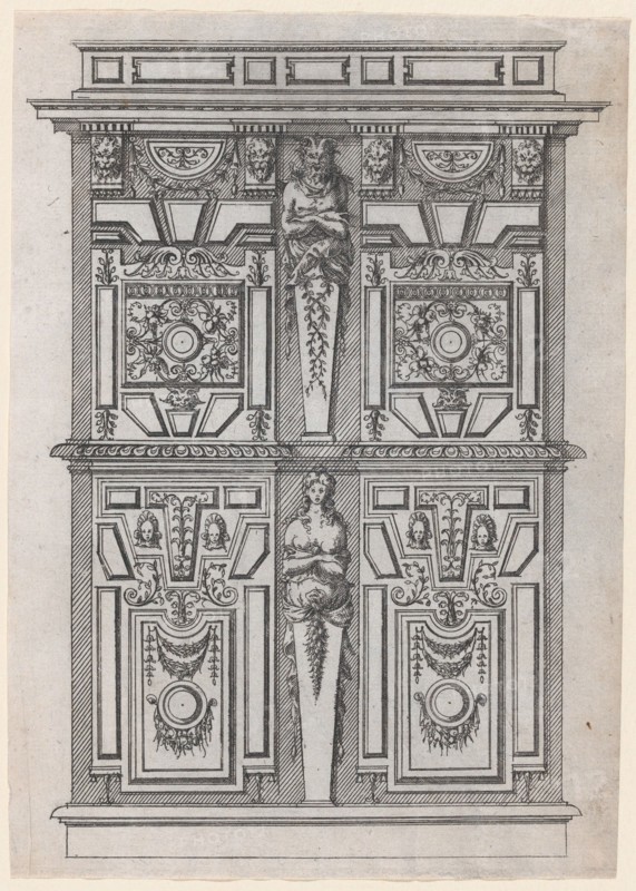Furniture Design, 1530-85. Creator: Jacques Androuet Du Cerceau.