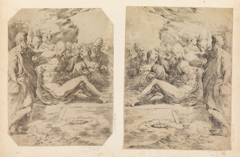 Entombment, ca. 1595-1600. Creator: Guido Reni.
