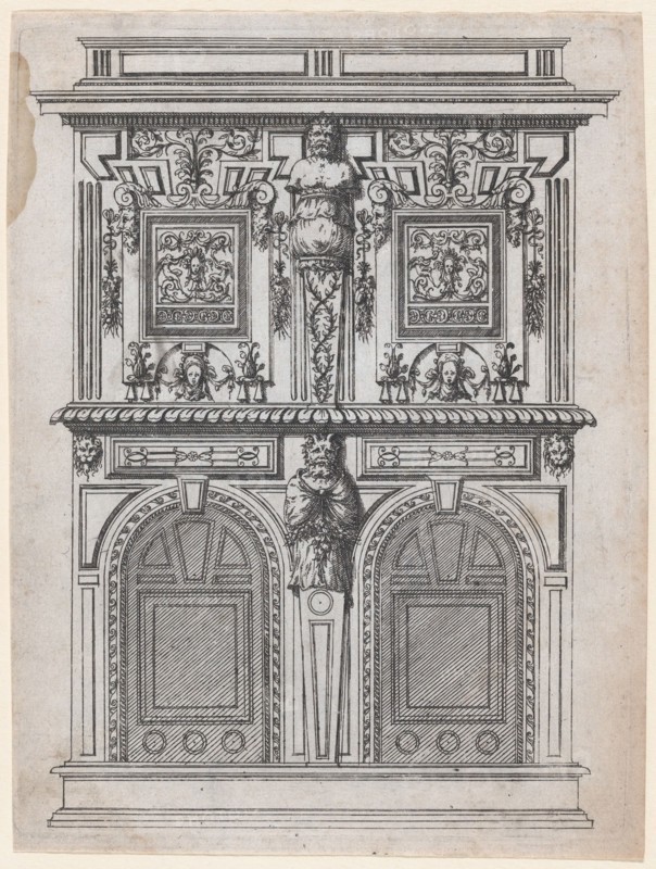 Furniture Design, 1530-85. Creator: Jacques Androuet Du Cerceau.