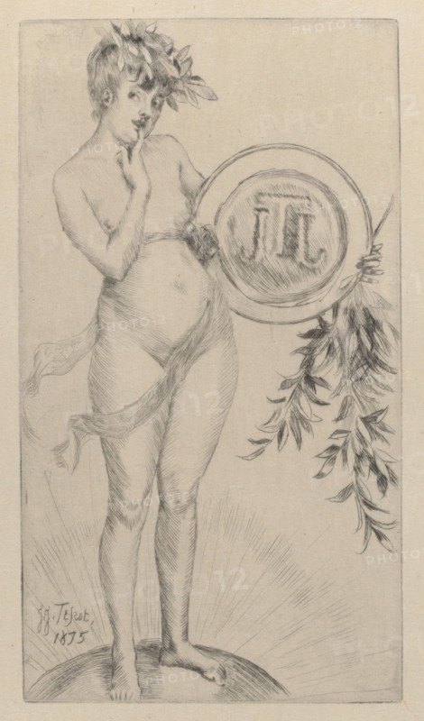 First Frontispiece (with the Monogram), 1875. Creator: James Tissot.