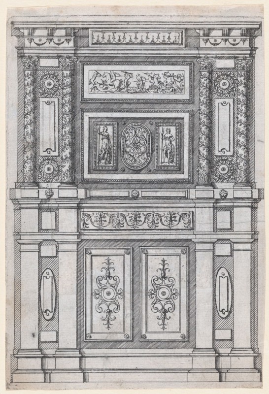 Furniture Design, 1530-85. Creator: Jacques Androuet Du Cerceau.
