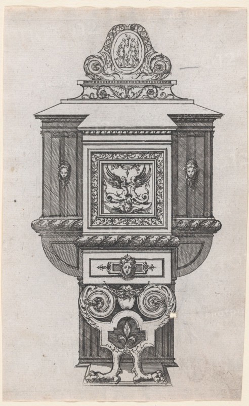 Furniture Design, 1530-85. Creator: Jacques Androuet Du Cerceau.