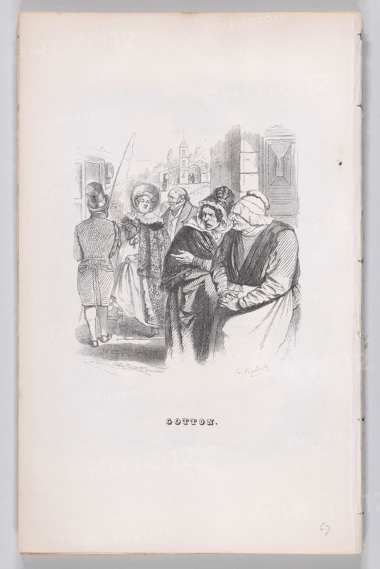 Gotton from The Complete Works of Béranger, 1836. Creator: Jean Ignace Isidore Gerard.