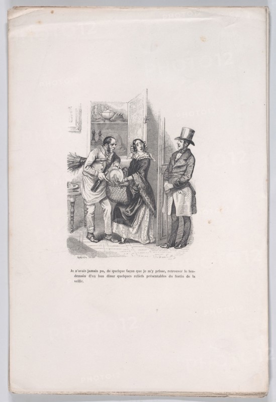 Leftovers from the Little Miseries of Human Life, 1843. Creator: Quichon.