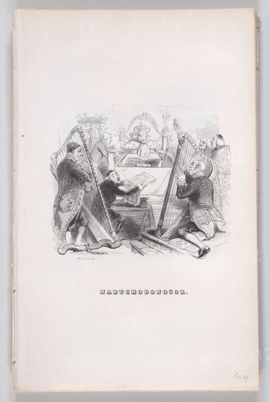 Nebuchadnezzar from The Complete Works of Béranger, 1836. Creator: John Thompson.