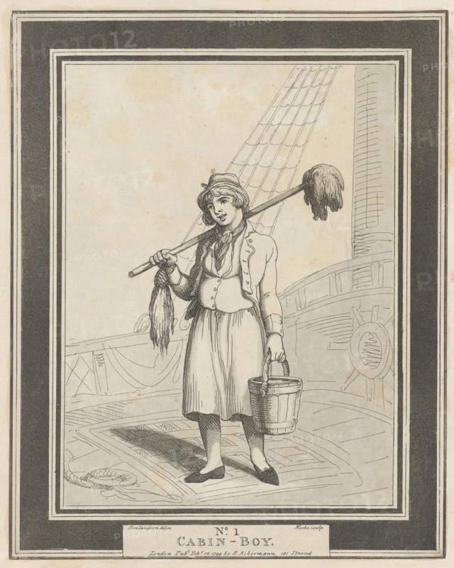 No. 1: Cabin Boy, February 15, 1799. Creator: Henri Merke.