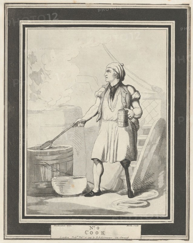 No. 4: Cook, February 15, 1799. Creator: Henri Merke.