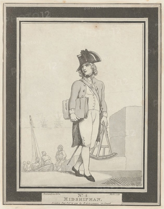 No. 5: Midshipman, February 15, 1799. Creator: Henri Merke.
