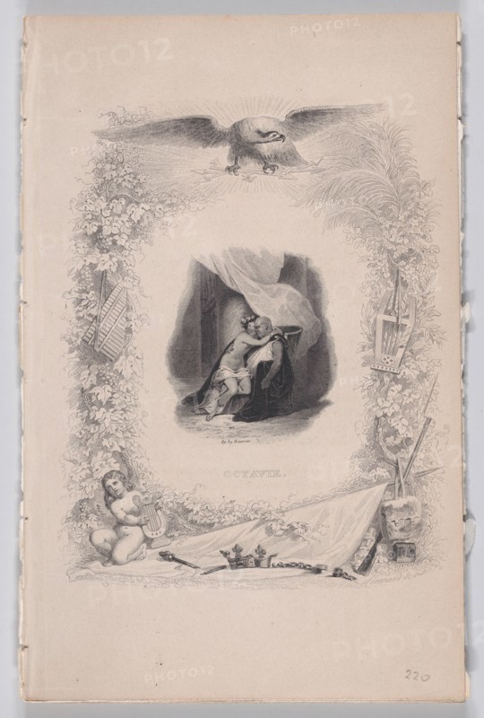 Octavie, from The Songs of Béranger, 1829. Creator: Melchior Péronard.