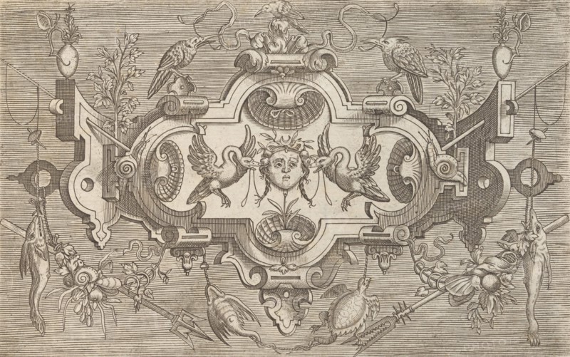 Targhe ed altri ornati di varie e capricciose invenzioni (Cartouches and other ornaments o..., 1773. Creator: Unknown.