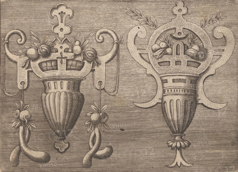 Targhe ed altri ornati di varie e capricciose invenzioni (Cartouches and other ornaments o..., 1773. Creator: Unknown.
