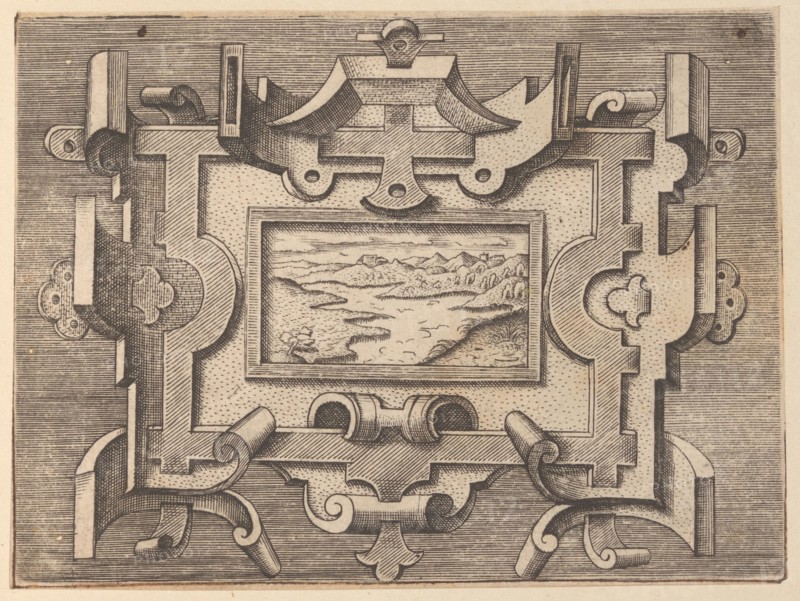 Targhe ed altri ornati di varie e capricciose invenzioni (Cartouches and other ornaments o..., 1773. Creator: Unknown.