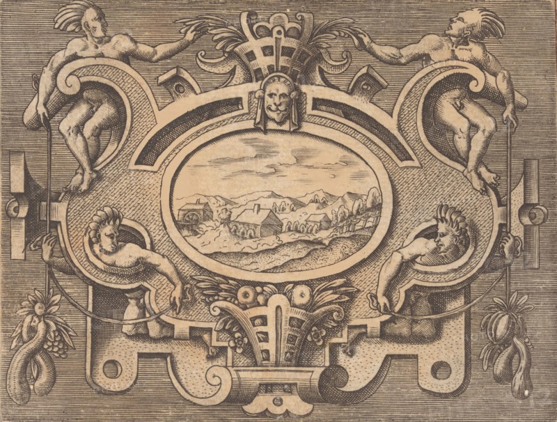 Targhe ed altri ornati di varie e capricciose invenzioni (Cartouches and other ornaments o..., 1773. Creator: Unknown.
