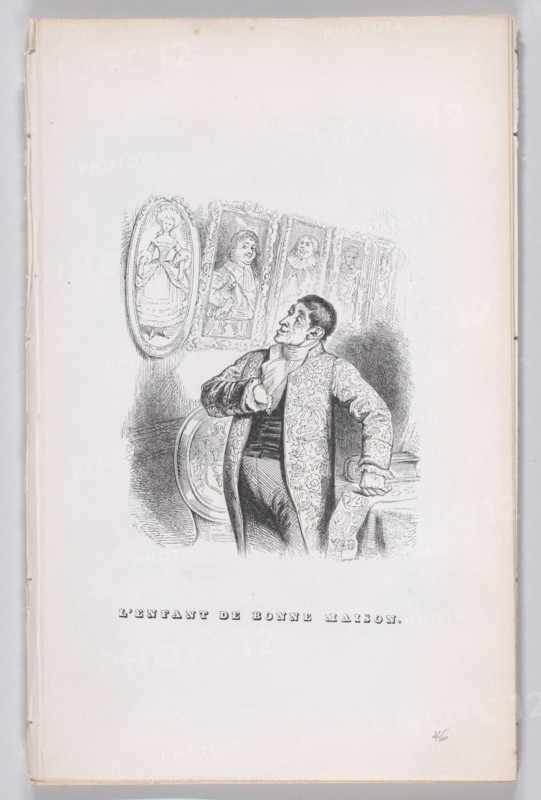 The Child of Good Breeding from The Complete Works of Béranger, 1836. Creator: John Thompson.