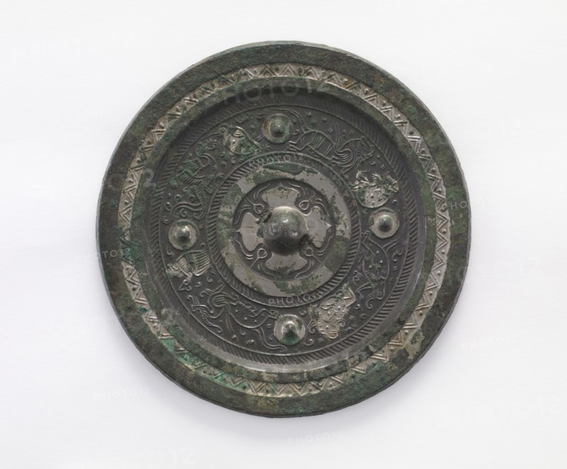 Mirror (chien), Eastern Han dynasty, 1st-2nd century. Creator: Unknown.