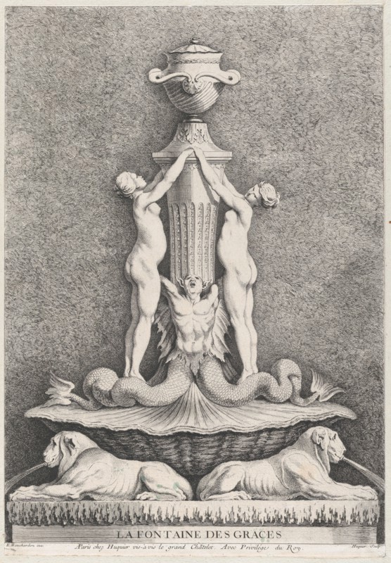 The Fountain of the Graces, 1737. Creator: Gabriel Huquier.