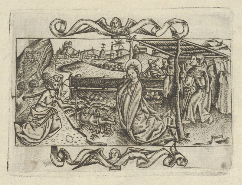 The Nativity. Creator: Israhel van Meckenem.