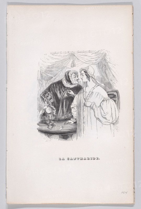 The Spanish Fly from The Complete Works of Béranger, 1836. Creator: Pierre Francois Godard.