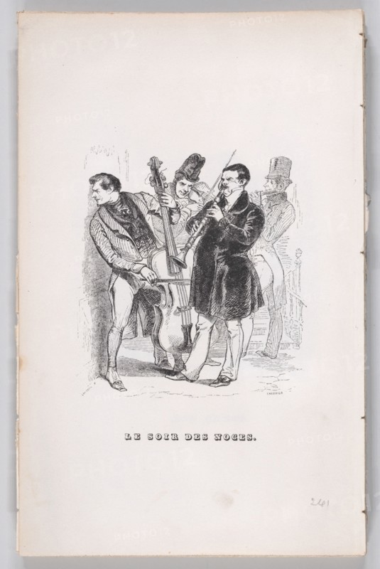The Wedding Night from The Complete Works of Béranger, 1836. Creator: Cherrier.