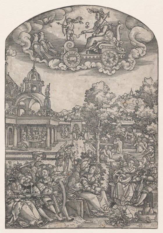 Venus, from The Seven Planets. Creator: Georg Pencz.