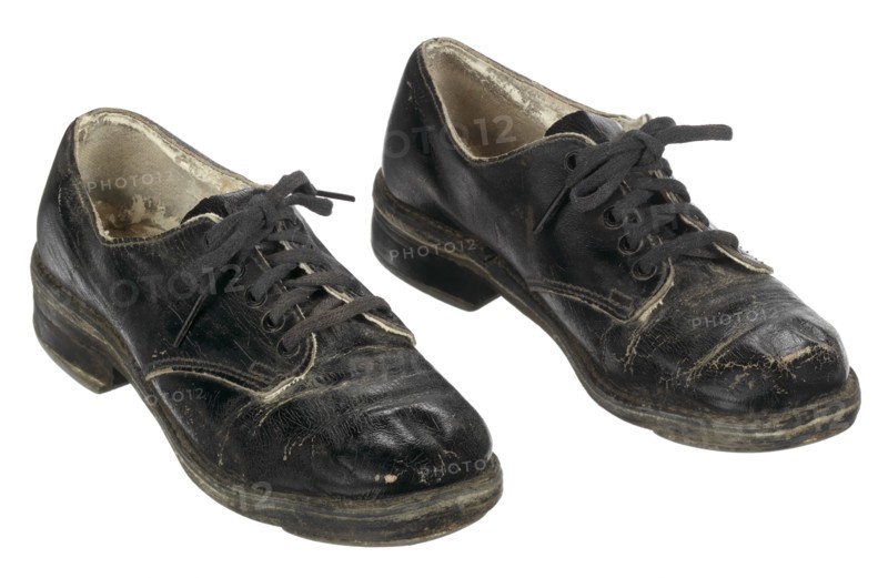 Tap shoes used by Sammy Davis Jr., 1938. Creator: Windsor Shoe Company.