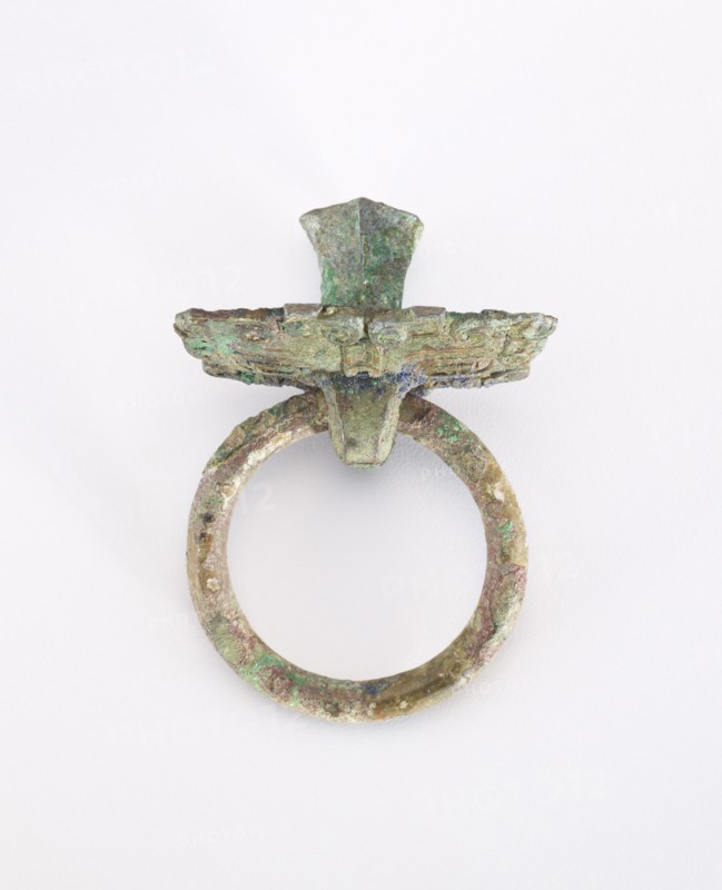 Mask and ring handle, Han dynasty, 206 BCE-220 CE. Creator: Unknown.