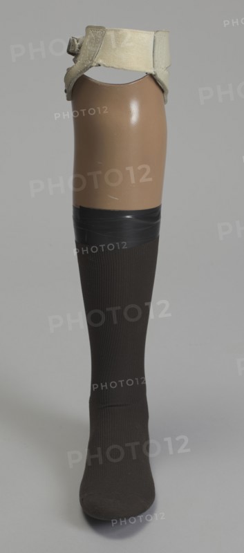 Prosthetic leg worn by Carl Brashear, after 1966. Creator: Unknown.