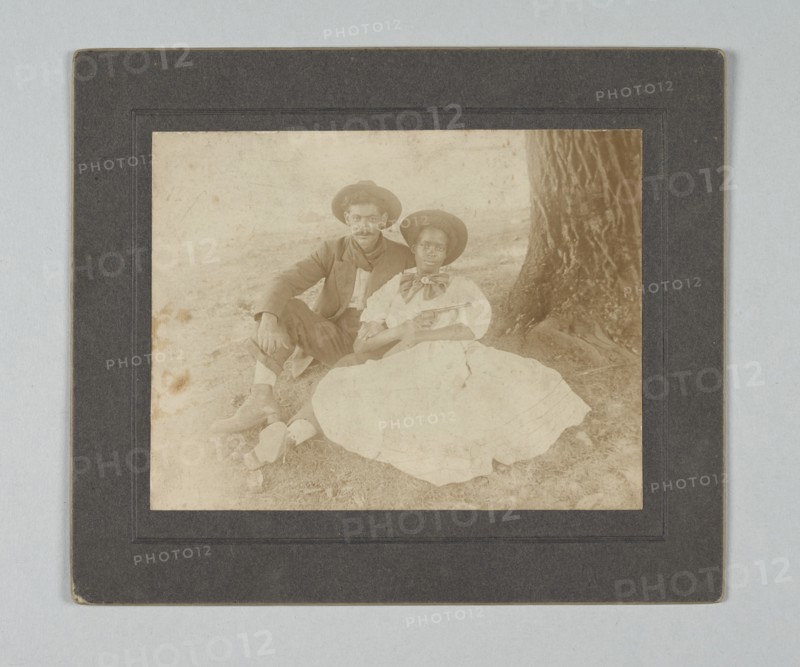 Photograph of a young couple in Texas, ca. 1920s. Creator: Unknown.