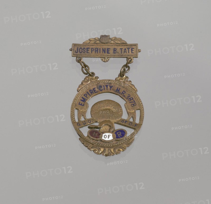 Member badge for the House of Ruth belonging to Josephine B. Tate, 20th century. Creator: Unknown.